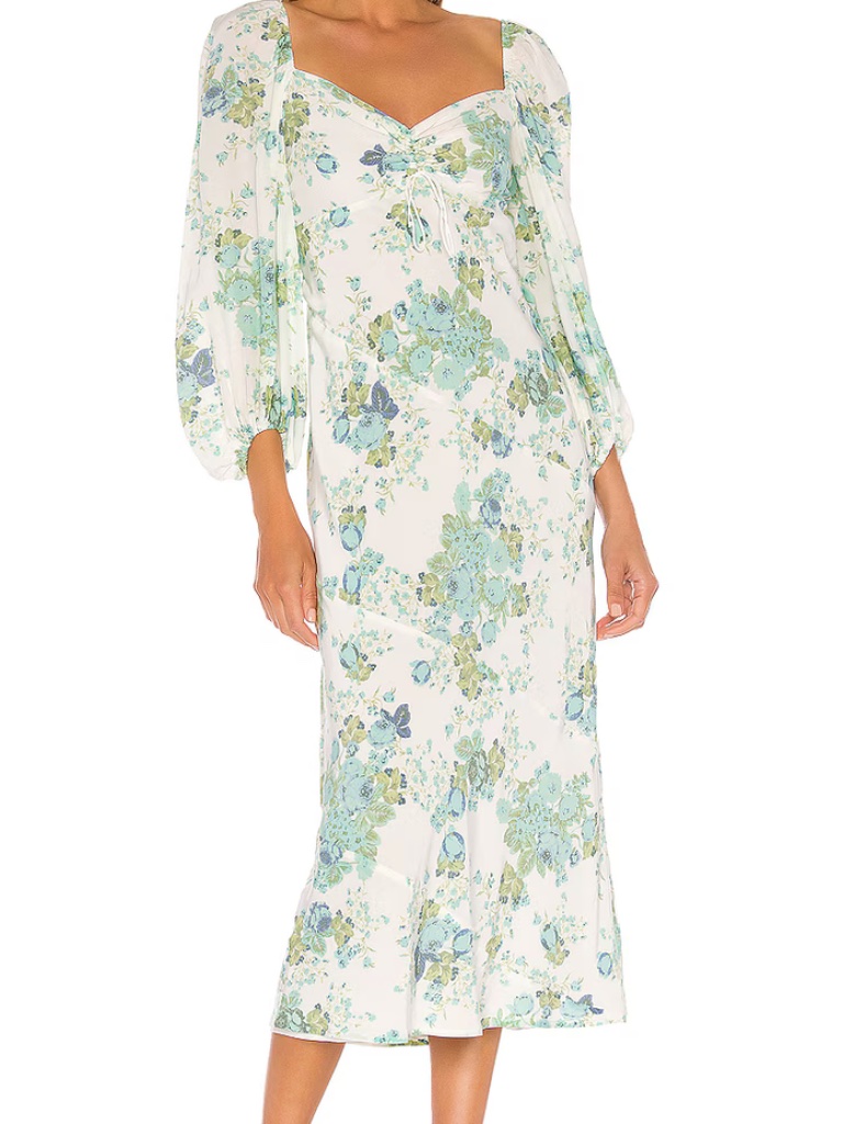 For Love & Lemons Goldie Maxi Dress